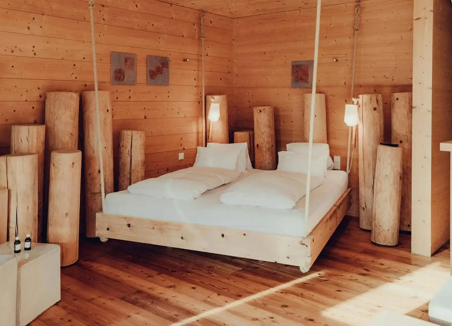 Apartament z drewna księżycowego